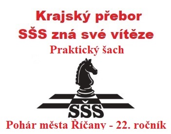 Krajský přebor SŠS v praktickém šachu v Říčanech – známe nové krajské přeborníky!