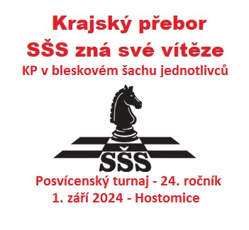 Známe nejlepší krajské hráče bleskového šachu 2024