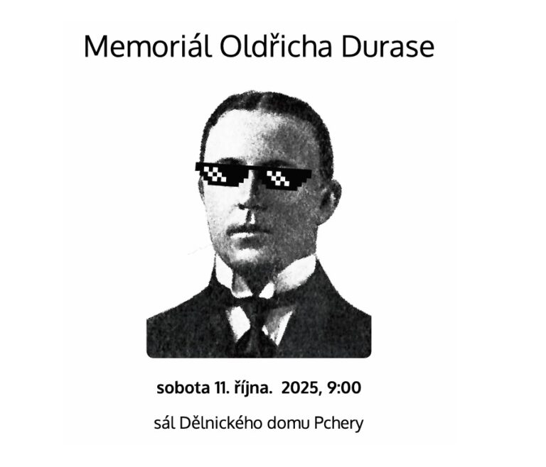 Memoriál Oldřicha Durase 2025 – rapid turnaj Pchery