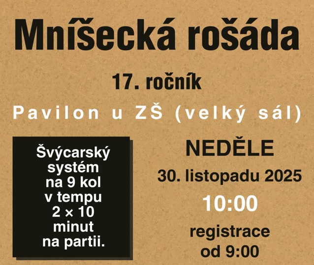 Mníšecká rošáda 2025